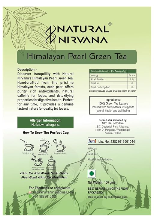 Himalayan Pearl Green Tea